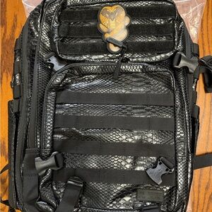 Elegant WOLFpak Black Snakeskin pattern 45L Backpack